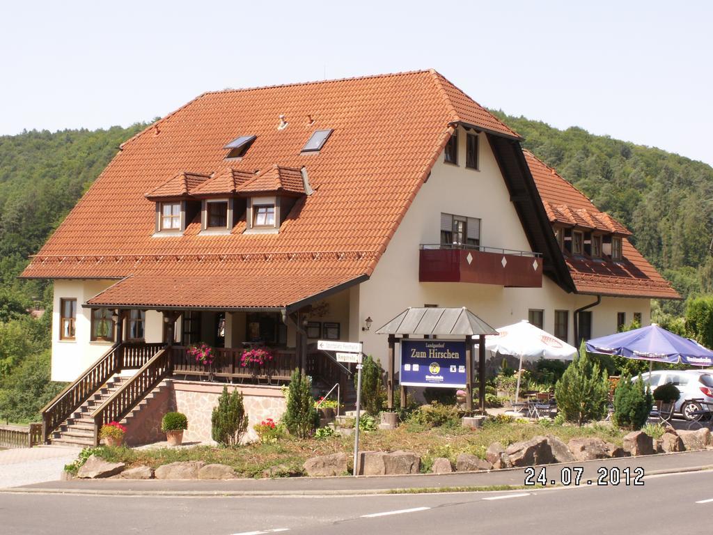 Landgasthof Zum Hirschen Hotel Hafenlohr Exterior photo